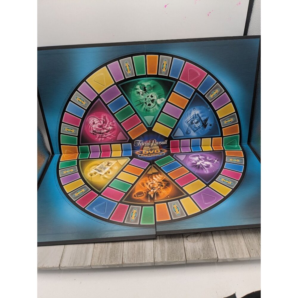 Hasbro 2003 Trivial Pursuit DVD Pop Culture Game Board Replacement Instructions